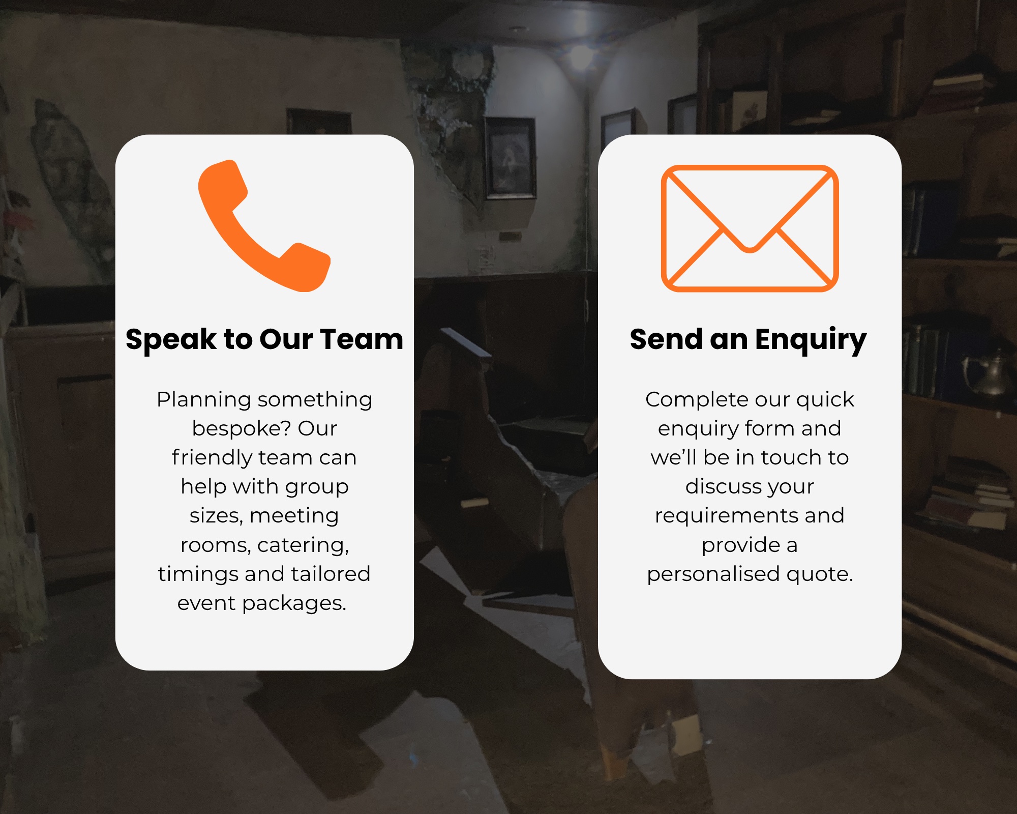 Complete our quick enquiry form and we’ll be in touch to discuss your requirements and provide a personalised quote. - 1